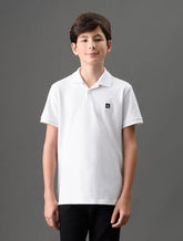POLO CKJ KIDS MAS MC PREMIUM BRANCO