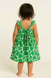 VESTIDO FEM CORAZON FABULA VERDE