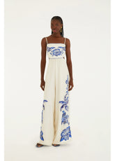 MACACAO PANTALONA COQUEIRO TROPICAL FARM OFF WHITE