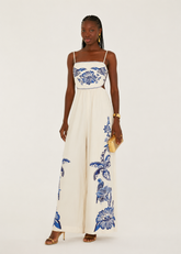 MACACAO PANTALONA COQUEIRO TROPICAL FARM OFF WHITE
