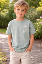 CAMISETA RSV MINI ESTAMPA 021 SURF CLUB AZUL DUST