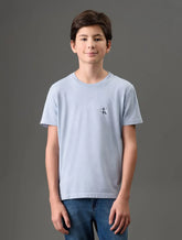 CAMISETA CKJ KIDS MAS MC REISSUE PEITO LAVANDA