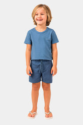 CAMISETA ARAMIS INF MC ESTAMPA LINHAS INDIGO