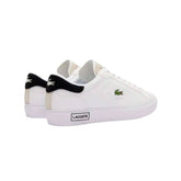 TENIS MAS POWERCOURT LACOSTE BRANCO/PRETO