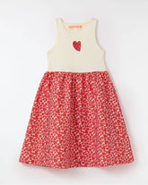 VESTIDO RIBANA CORAZON FABULA VERMELHO