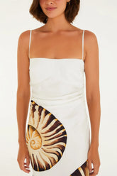 VESTIDO ALCINHA AMONITA FARM OFF WHITE