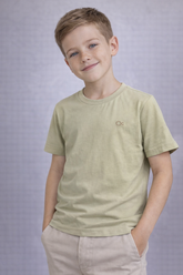 CAMISETA OGOCHI INF MC ESSENCIAL VERDE CLARO 0828