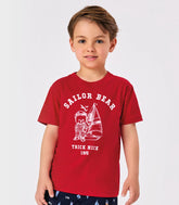 CONJ MAS CAM EST SAILOR BEAR E BER MLT VERMELHO