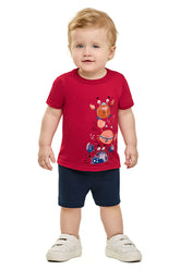 CONJ MAS CAM CARANGUEJOS E BERM MLT VERMELHO