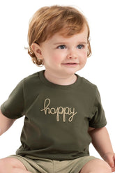 CONJ MAS CAM HAPPY E BER LINHO RUSTICO VERDE MILITAR