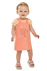 CONJ FEM BL EST VESTIDO MLT TUTTI FRENDS LARANJA