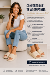 CHINELO SLIDE SOFT MONOCOLOR AERO MARFIM