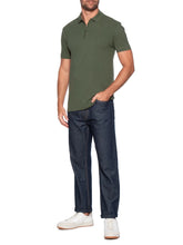 POLO MAS MC PIQUET ZIPER ARAMIS VERDE AMAZONIA