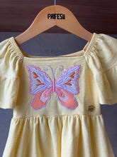 VESTIDO MC BAB BORD BORB MALHA FLORENCE AMARELO