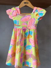 VESTIDO MC BORD LANT COS EST BORBOLETAS AMARELO