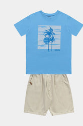 CONJ MAS CAM PRAIA COQ E BER SARJA YARI AZUL/BEGE