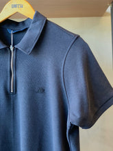 POLO MAS MC ZIPER SUEDINE AEROPOSTALE PRETO