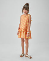 VESTIDO JUMPER BAB LACO TRIC EST POA PESSEGO