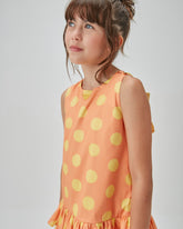 VESTIDO JUMPER BAB LACO TRIC EST POA PESSEGO