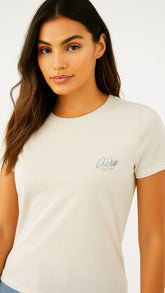 BLUSA FEM MC SILKADA AEROPOSTALE CREME