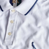 POLO RSV MAS MC ENXUTO FRISO UNICO BRANCO