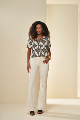 BLUSA MC MALHA TRAB CLOE EST BOHO CHIC PRETO BOHO CHIC