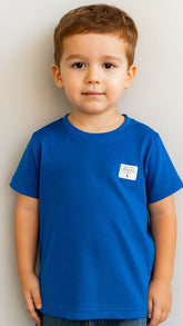 CAMISETA RS MINI BASICA ETIQUETA CARIOCA AZUL ROYAL