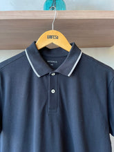 POLO MAS MC CLASSIC 1 FRISO ARAMIS PRETO/CINZA CLARO