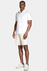 CAMISA MC SLIM TRICOLINE STRETCH LISO BRANCO