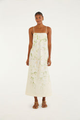 VESTIDO LONGO ALCINHA GABRIELLE BEGE