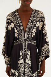 VESTIDO TSHIRT BIG SINTRA FARM PRETO