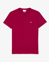 CAMISETA LACOSTE MC MASC BASICA BORDO 476