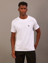 CAMISETA CKJ MAS MC LOGO BASICO PEITO BRANCO