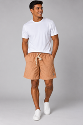 BERMUDA MAS ALFA PREMIUM VISCOSE BEGE ESCURO
