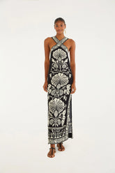 VESTIDO MIDI SINTRA FARM PRETO