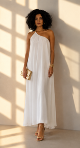 VESTIDO LONGO OMBRO SO FARM BRANCO
