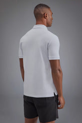 POLO RSV MAS REGULAR PIQUET NEW BASIC BRANCO