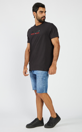 CAMISETA MASC MC SILKADA AEROPOSTALE PRETO