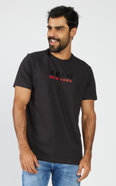 CAMISETA MASC MC SILKADA AEROPOSTALE PRETO
