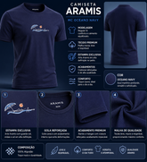 CAMISETA ARAMIS MAS MC OCEANO NAVY