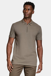 POLO MAS MC PIQUET ZIPER ARAMIS CHARUTO