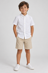 CAMISA MC ARAMIS INF OXFORD COPAN BDWN BRANCO
