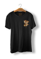 CAMISETA MC SLIM VINTAGE BLOOM PRETO