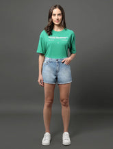 SHORTS CKJ FEM JEANS BOY 5 POCKETS AZUL CLARO