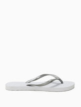 CHINELO FEM CKJ LOGO SERIF FONT LIGHT GREY