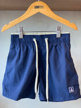 BERMUDA KIDS TACTEL PELETIZADO LISO MARINHO/KHAKI