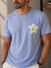 CAMISETA MAS MC STONE LIRIO OSKLEN AZUL RIO