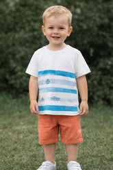 CONJ MAS TUBARAO ALPHABETO OFF WHITE/LARANJA