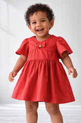 VESTIDO E CALCINHA BB FESTAS FINAL ANO VERMELHO