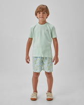 CONJ MAS CAM LOGO E BERM NYLON EST VERDE CLARO/BRANCO